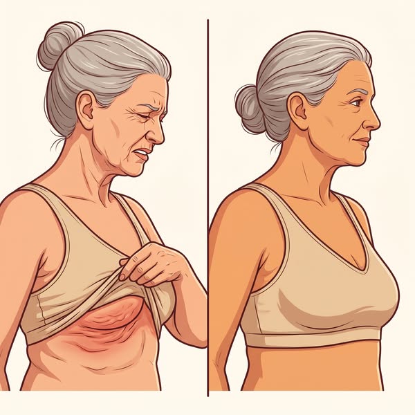 I cleared the rash under my breasts without a single prescription or the 23-minute morning routine I hid from my family for 6 years.