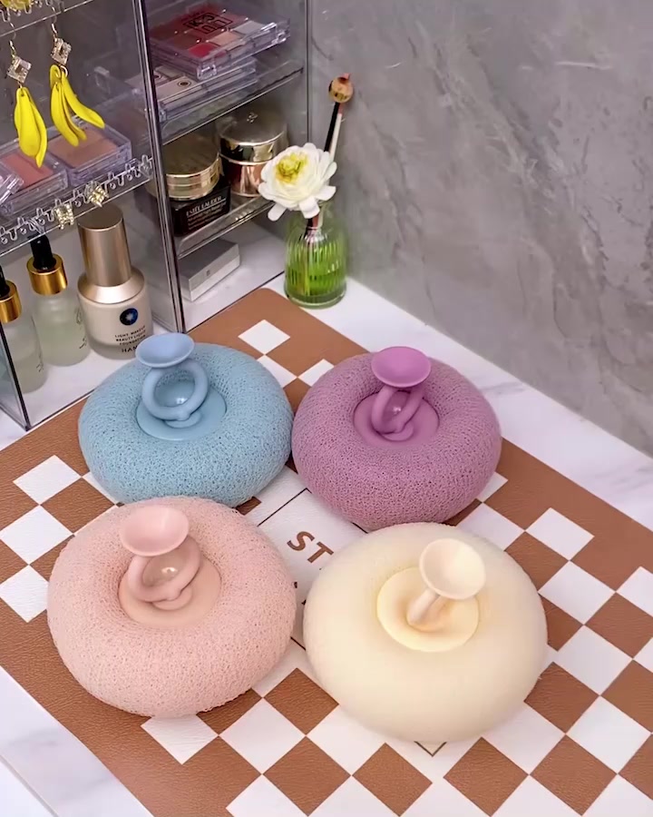 Super Soft Sunflower Suction Cup Bath Ball