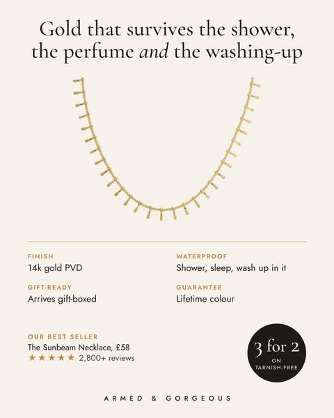 3 for 2 on Tarnish Free Jewellery