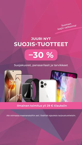 Suojis-tuotteet –30 %
