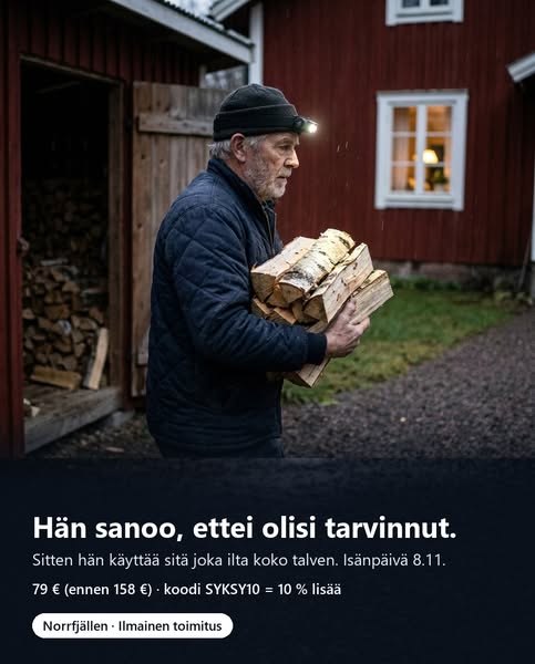1 000 lumenia. Jopa 69 tuntia.
