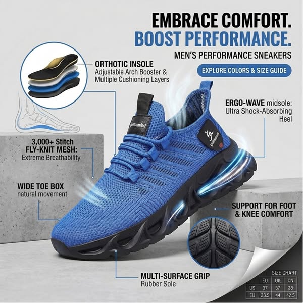 "The most comfortable shoes I've ever owned!"