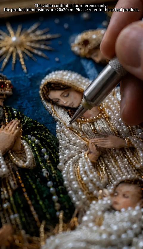 Premium 3D Diamond Jesus Birth Nativity Scene Painting Art Kit