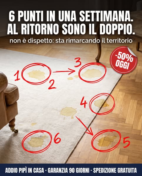 Come fermare rapidamente la pipì in casa