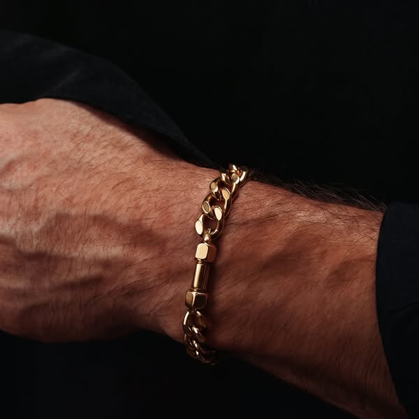 Cuban Dumbbell Bracelet