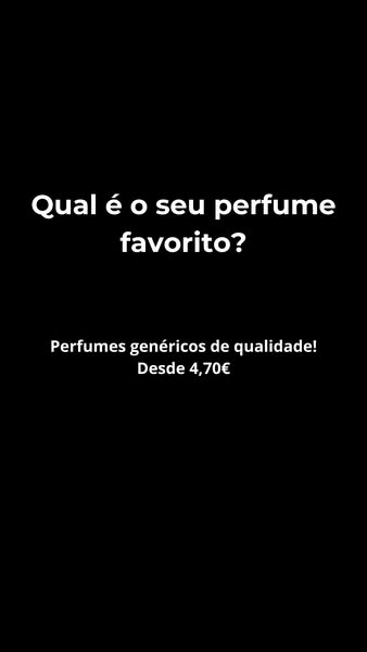 Perfumes Genéricos entregas em 24/48h