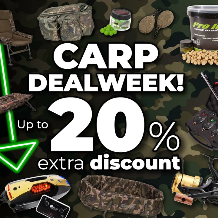 Carp promotion week — up to 20% off!