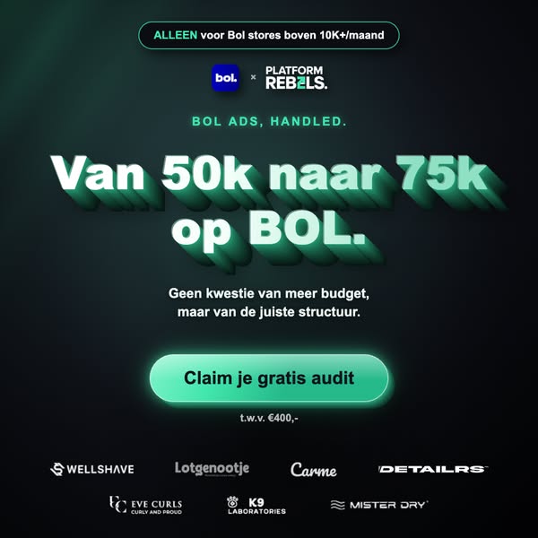 Gratis bol.com ads audit | Schaal naar €100k+