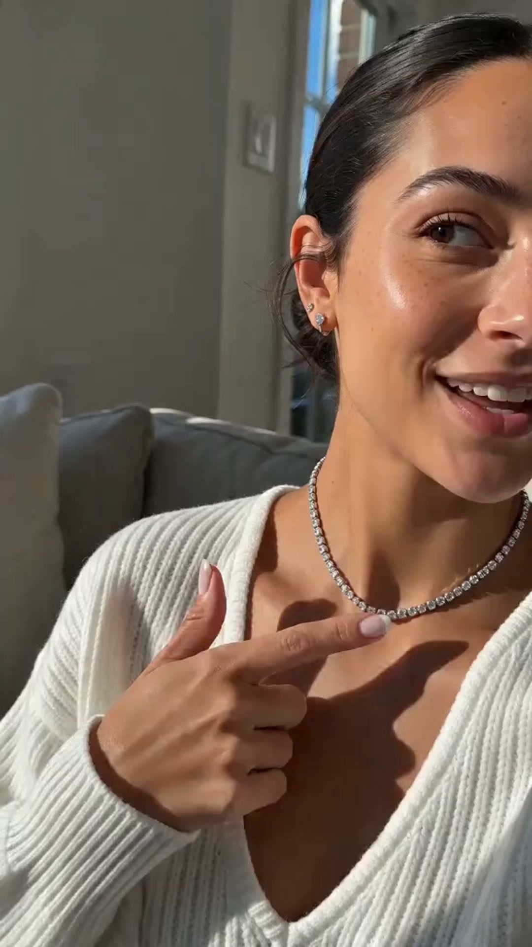 Full-Stone Zircon Necklace