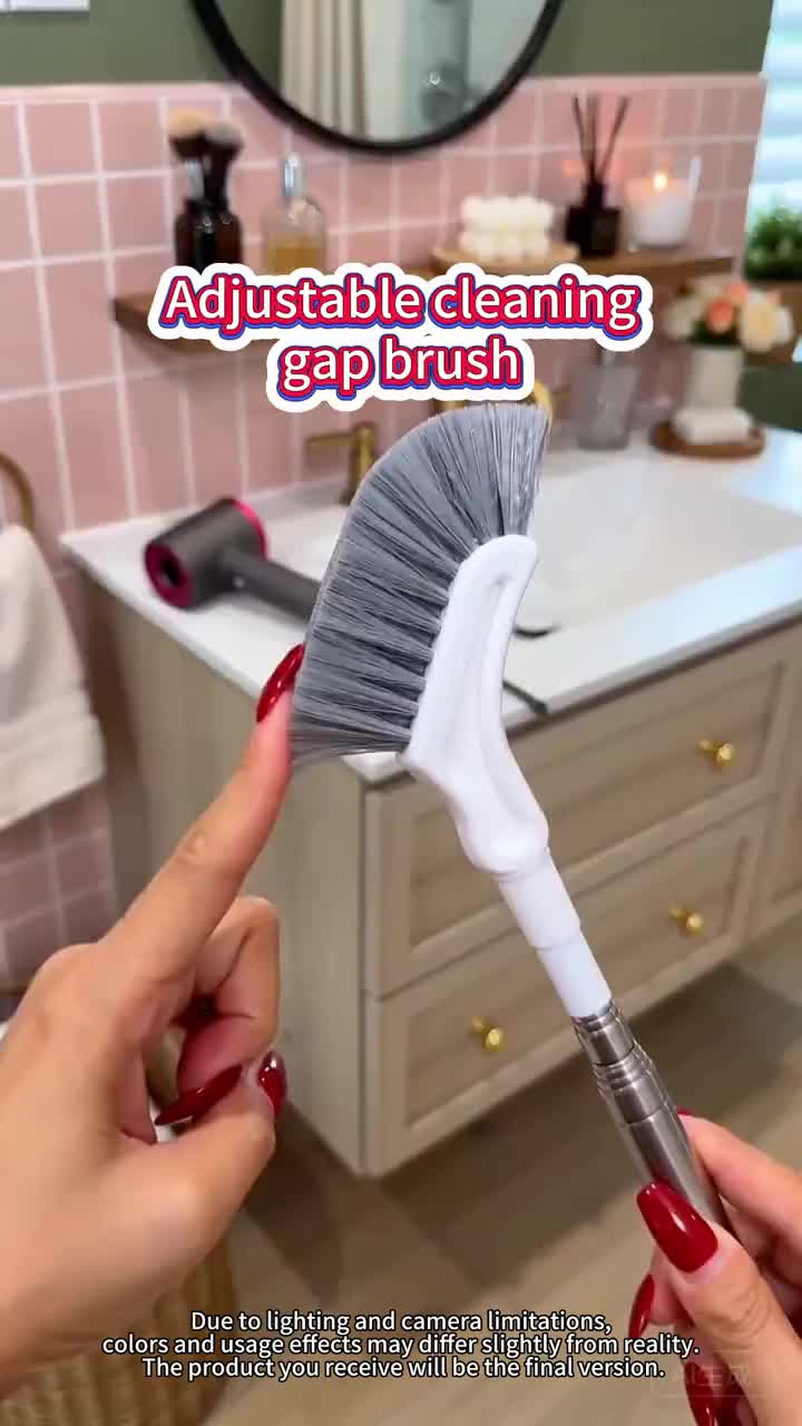 Extendable Crevice Gap Cleaning Brush