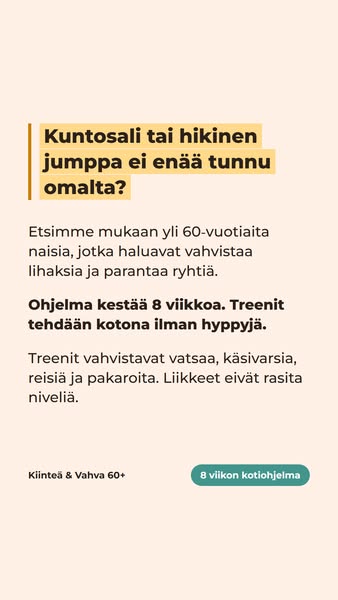 Kuntosali ei tunnu omalta? Tämä tehdään kotona