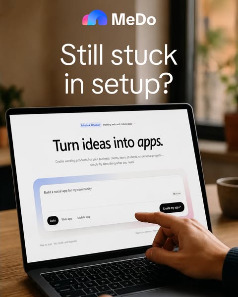 MeDo — AI App Builder for Web and Mobile Apps