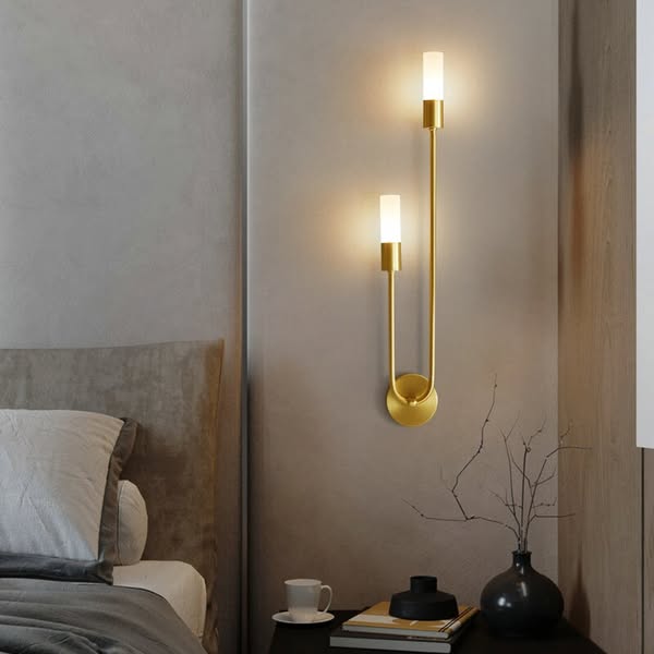 Spire Sleek LED Wall Light 12W Warm White Modern Metal G9 Bulb