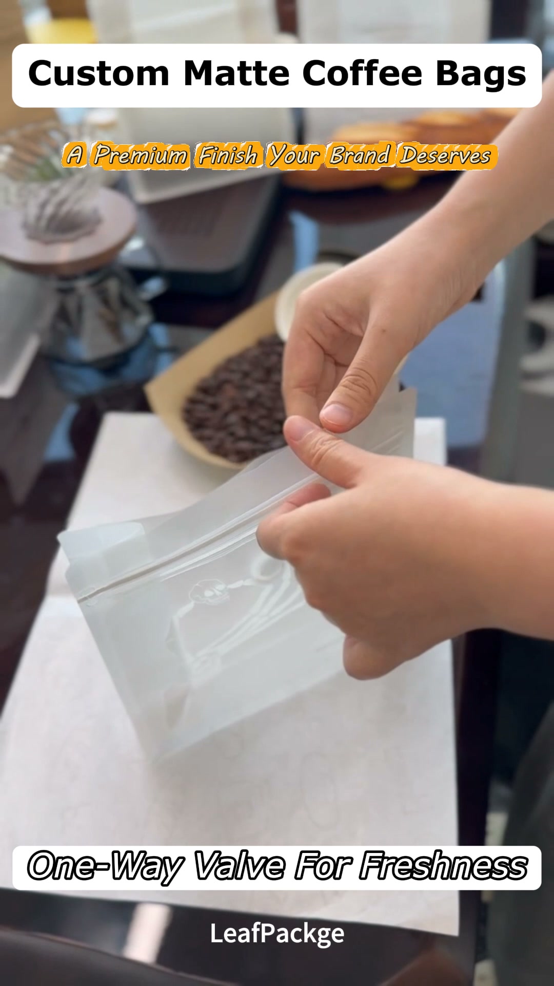 Custom Coffee Bags From $0.7/Pc
