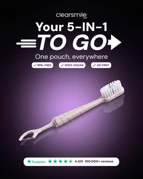 Your on-to-go Toothbrush
