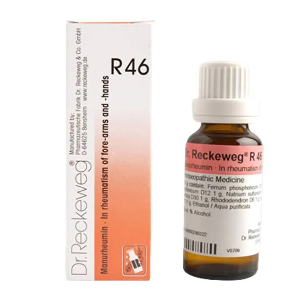 Dr. Reckeweg R46 Rheumatism Of Forearms And Hands Drop-Pack Size-22ml$5.04
