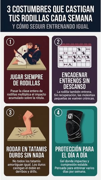 No dejes que una rodilla te frene