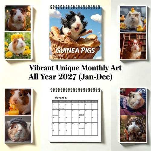 2027 Guinea Pig Calendar