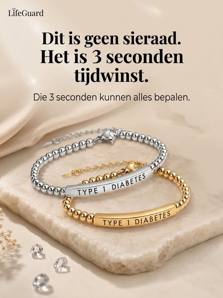 Eindelijk: een medisch ID dat je écht wílt dragen.