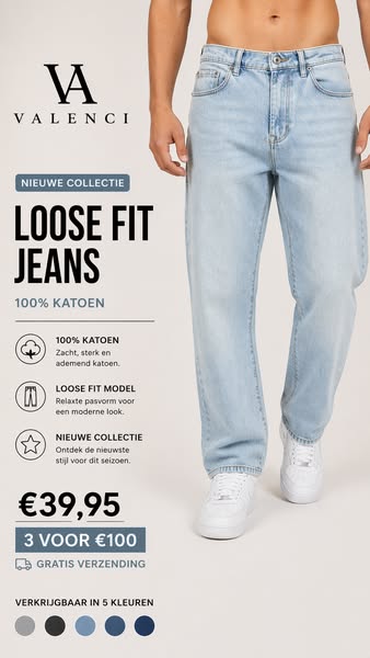 3 Jeans = €100