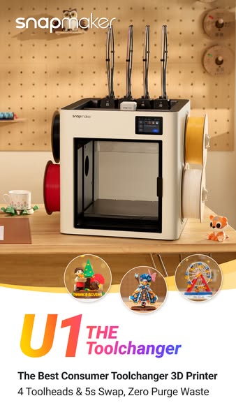 Snapmaker U1: THE Consumer Toolchanger 3D Printer.