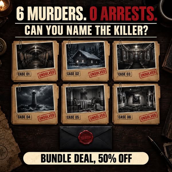 Unsolved Murders. One Evening. Can You Solve Them?