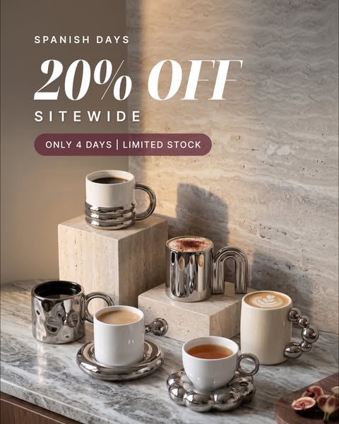 Spanish Days - 20% OFF Site-wide - Only 4 days.