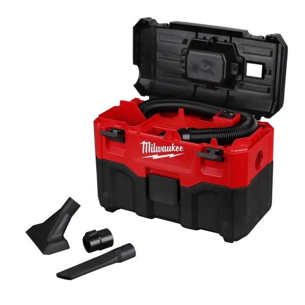 Milwaukee M18VC2 18V Wet and Dry Vacuum (Body Only) - Red/Black - Wet & Dry Cleaners - 4933464029 - In Stock At CEF