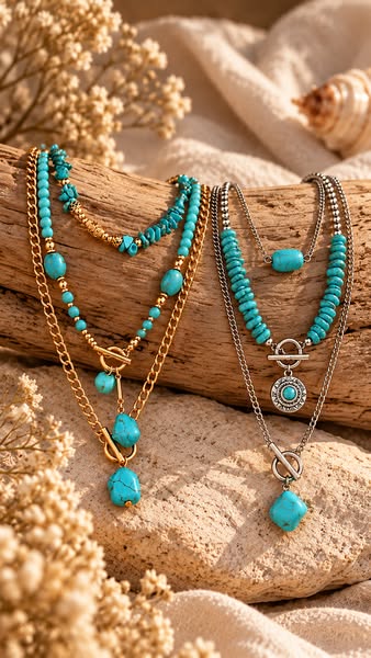 Composez votre look turquoise