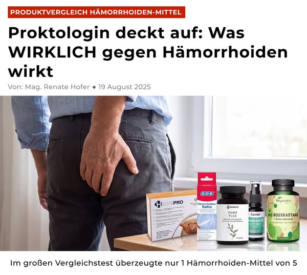 Dieser Test zeigt, welches Hämorrhoiden-Mittel wirklich hilft