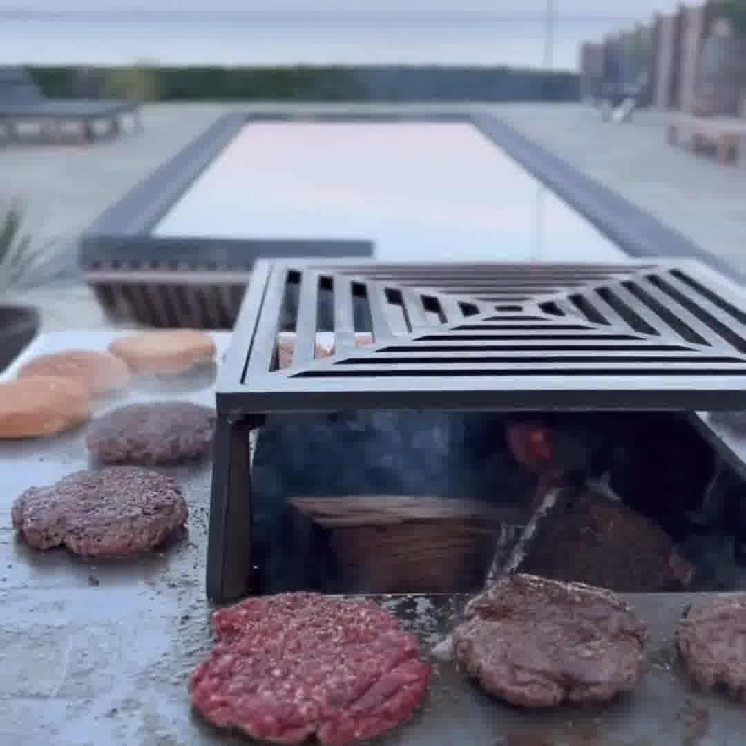 Bålgrill i cortenstål fra byJEMA