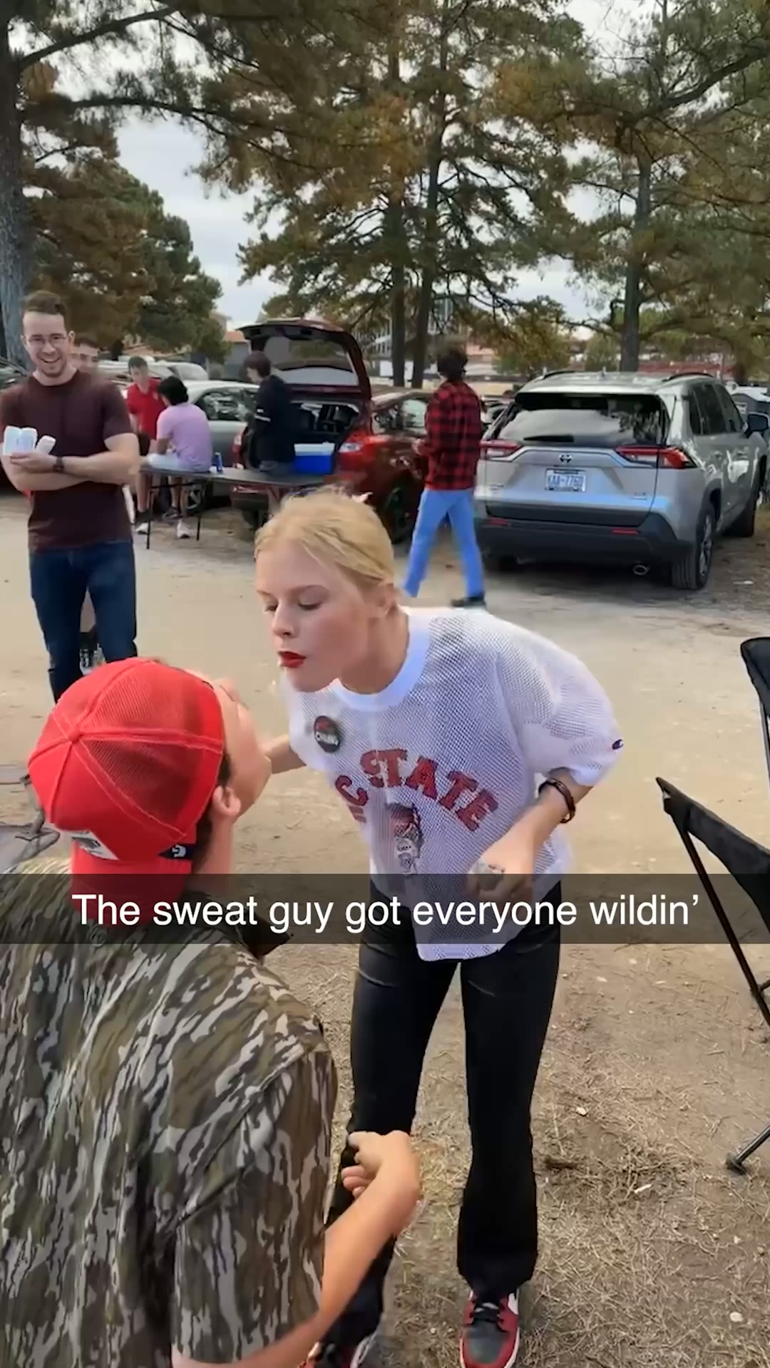 Turns out, tailgaters have a lot of opinions about sweating