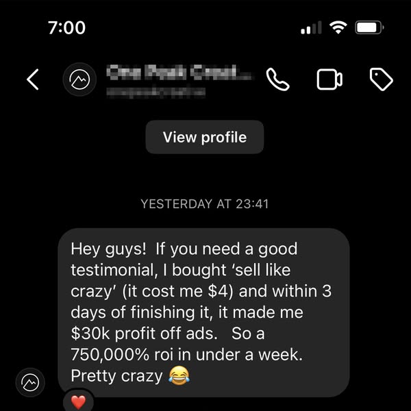 "$4 Book $30K Profit In 3 Days"