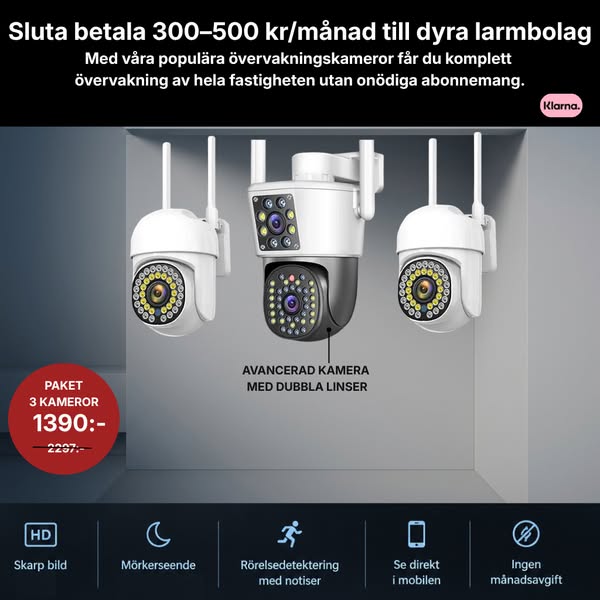 Slipp dyra larmavtal