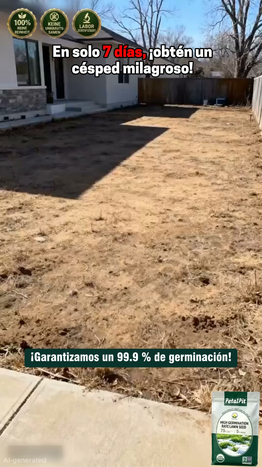 ¿Tu patio tiene manchas calvas? ¿Esquinas quemadas por pipí de perro? ¡No te preocupes!