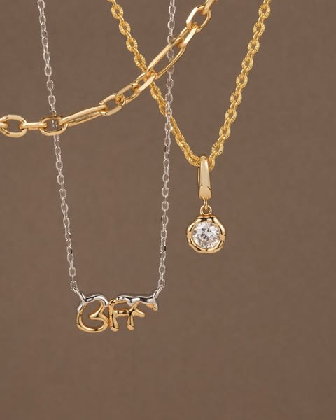 Molten Initials Jewelry Collection
