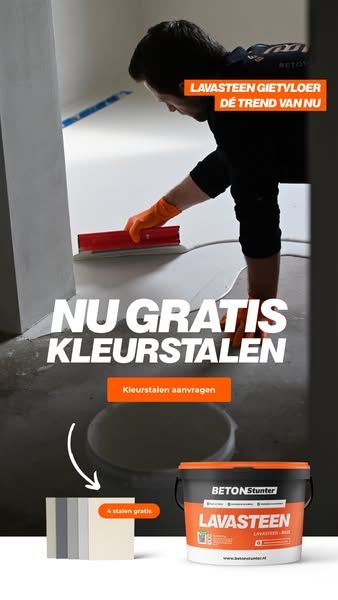 Lavasteen Gietvloer kleurstalen | Nu gratis