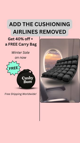 The Perfect Travel Seat Cushion