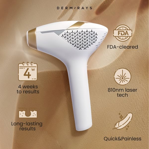 DermRays V8S Diode Laser Hair Removal, 810nm, Faster Results, Most Powerful