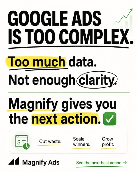 Turn Google Ads data into profit-focused actions.