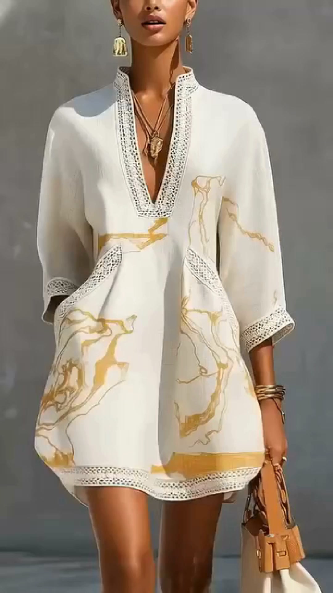 Aliénor | Vestido Corto Estilo Boho