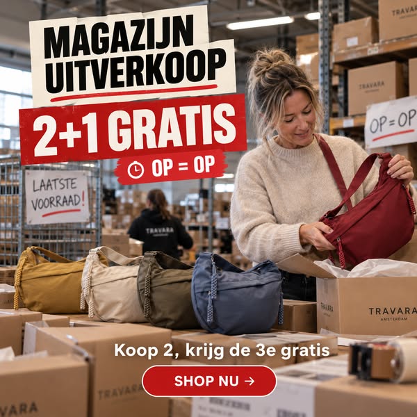 MAGAZIJNUITVERKOOP: 2+1 GRATIS