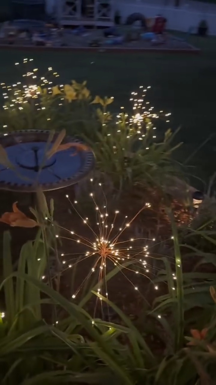3PCS/SET Solar Powered Garden Fairy Lights
