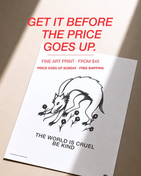 PRICE GOES UP SUNDAY
