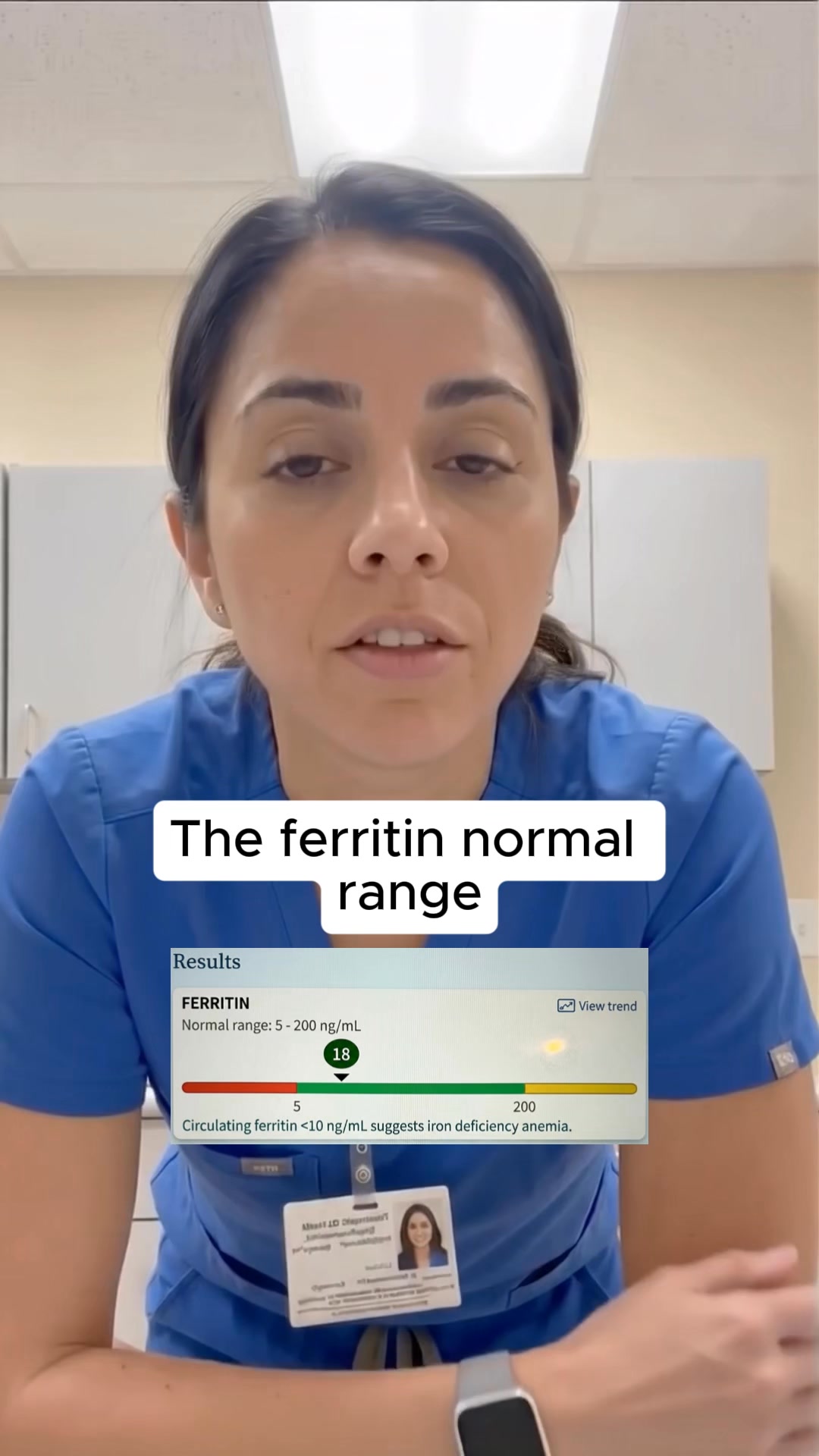Watch this if your ferritin's low