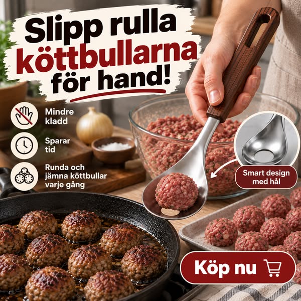 Trött på att rulla köttbullar en efter en?