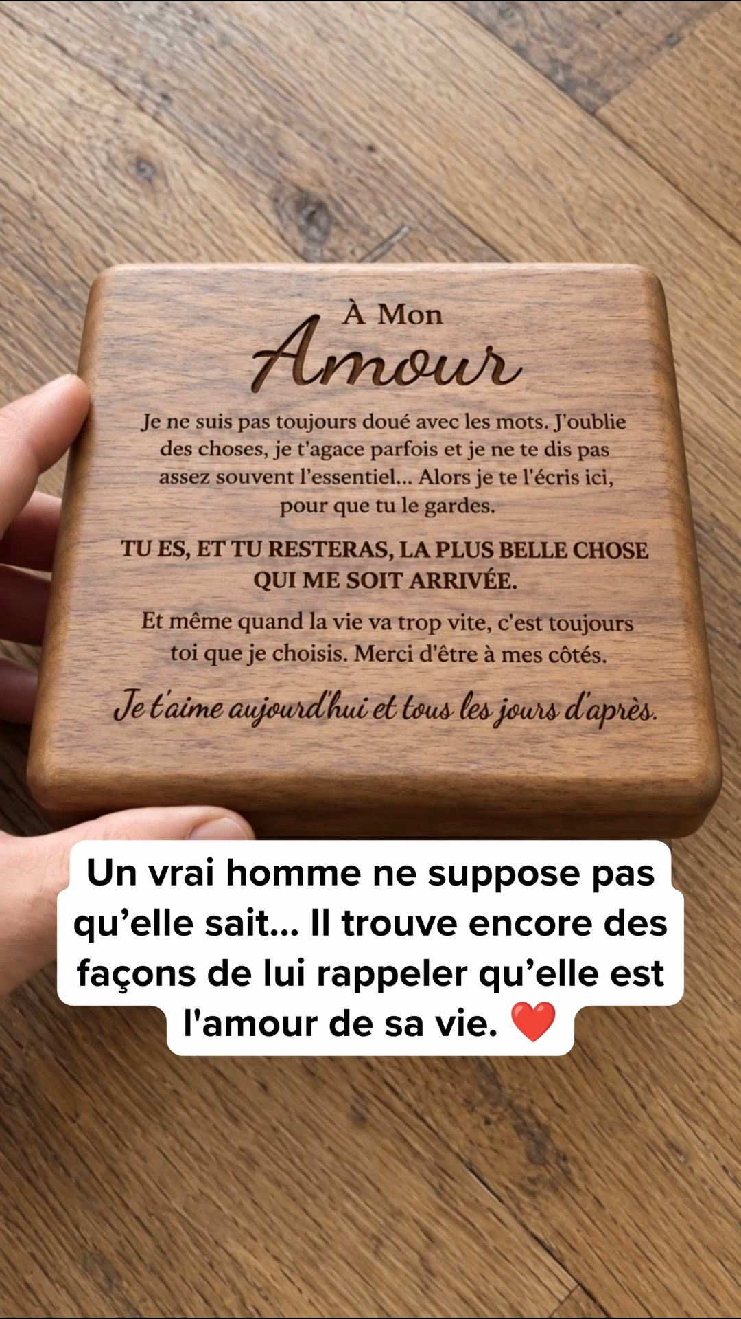 Pour celle qui fait tant chaque jour