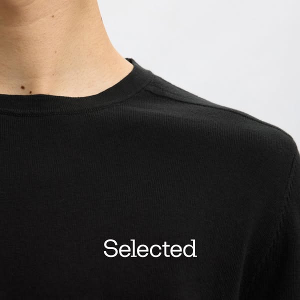 Long-sleeved Knitted Jumper - Men