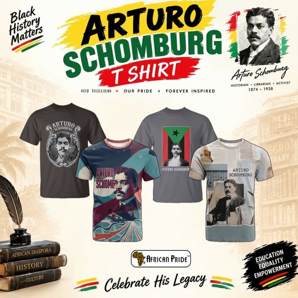 Arturo Schomburg Harlem Renaissance Apparel & Bags – African Pride Shop
