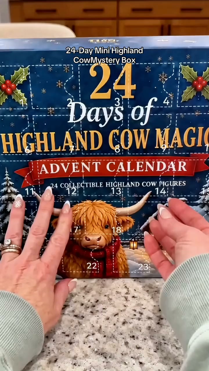 24 Days of Highland Cow Magic Advent Calendar